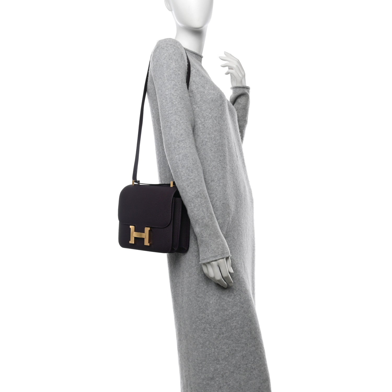 Hermes Epsom Constance 24 Raisin 2 of 11