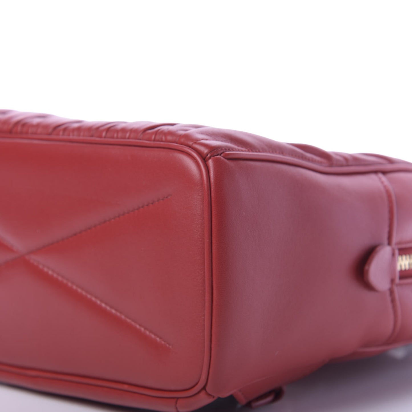 Nappa Matelasse Backpack Fuoco