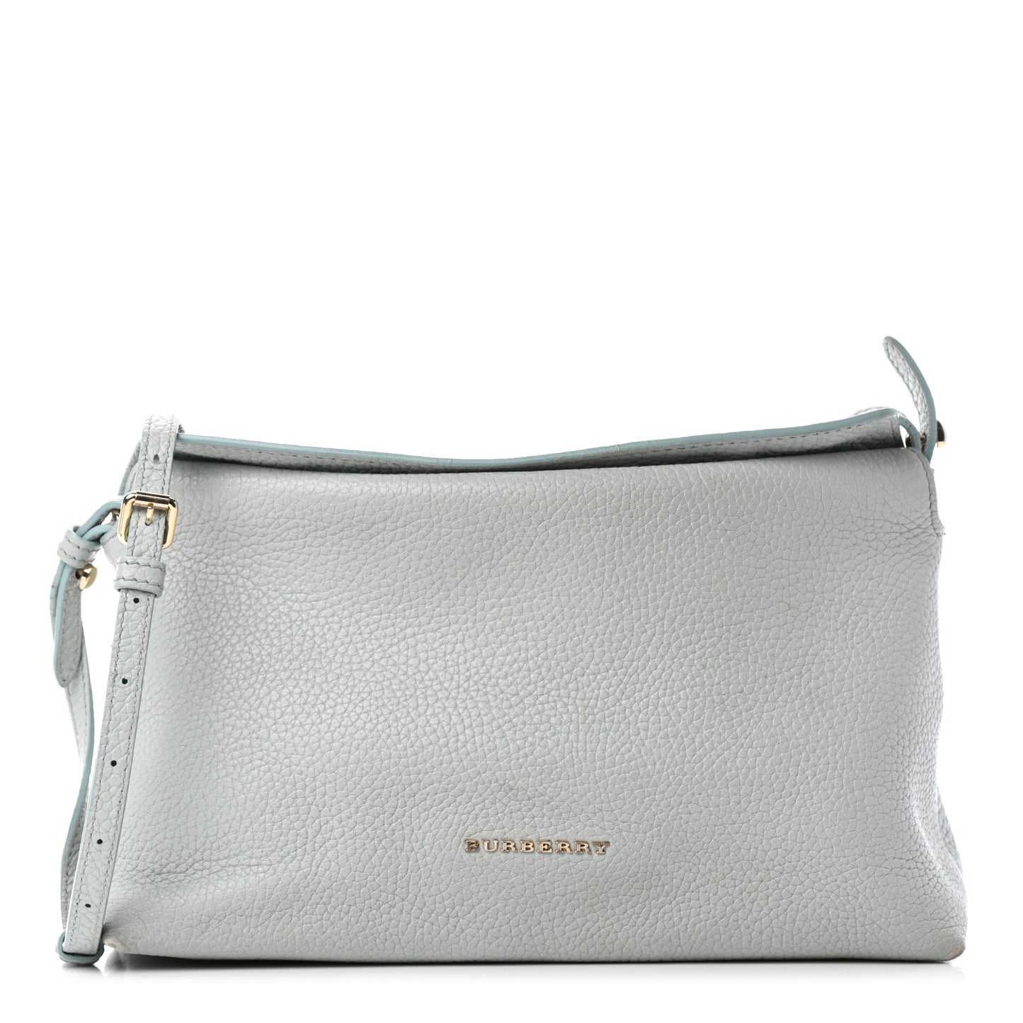 London Grainy Calfskin Small Leah Sky Blue
