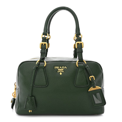 Prada Vitello Daino Top Handle Tote Foresta 1 of 19
