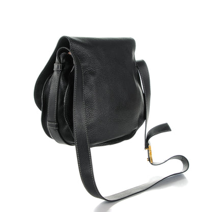 Chloe Calfskin Medium Marcie Round Crossbody Bag Black 3 of 9