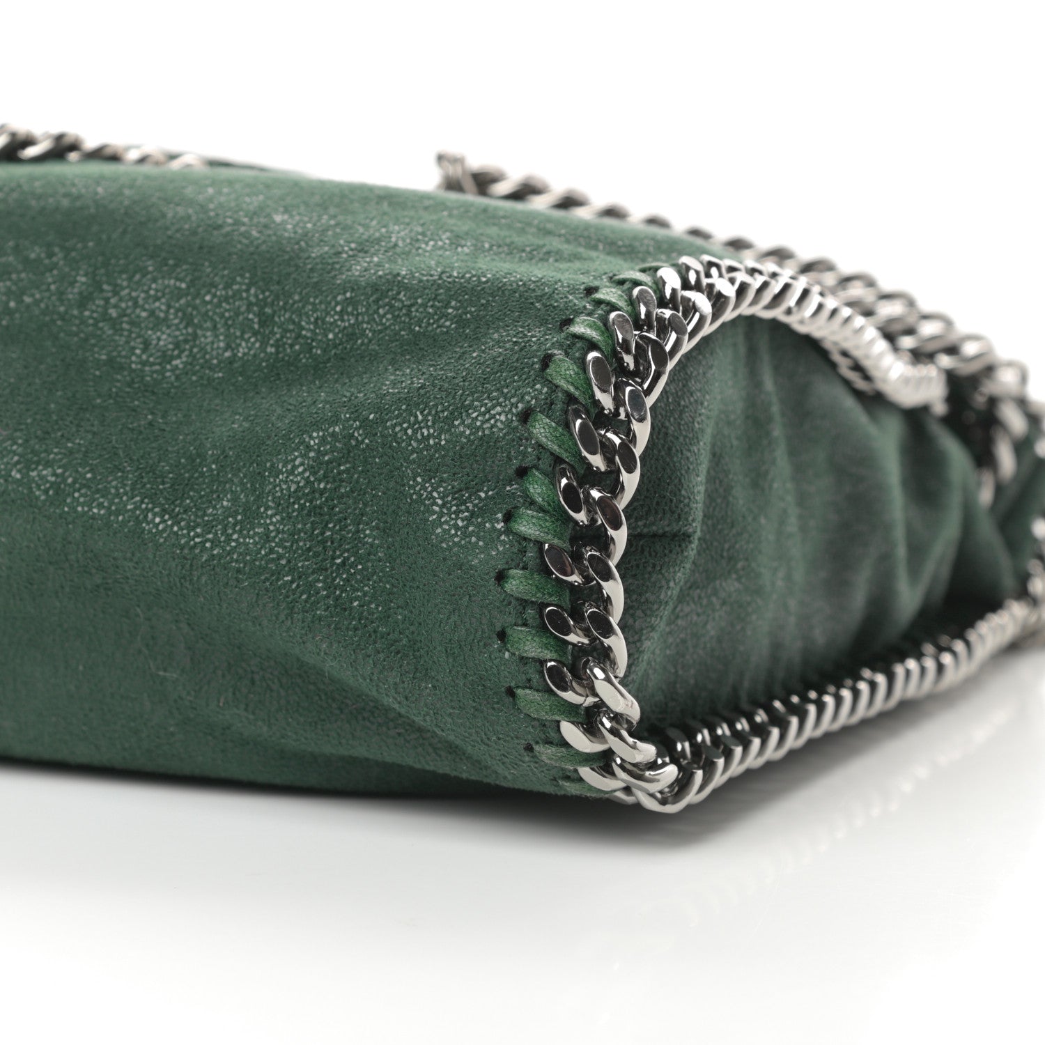 Stella McCartney Shaggy Deer Falabella Fold Over Tote Green 11 of 11