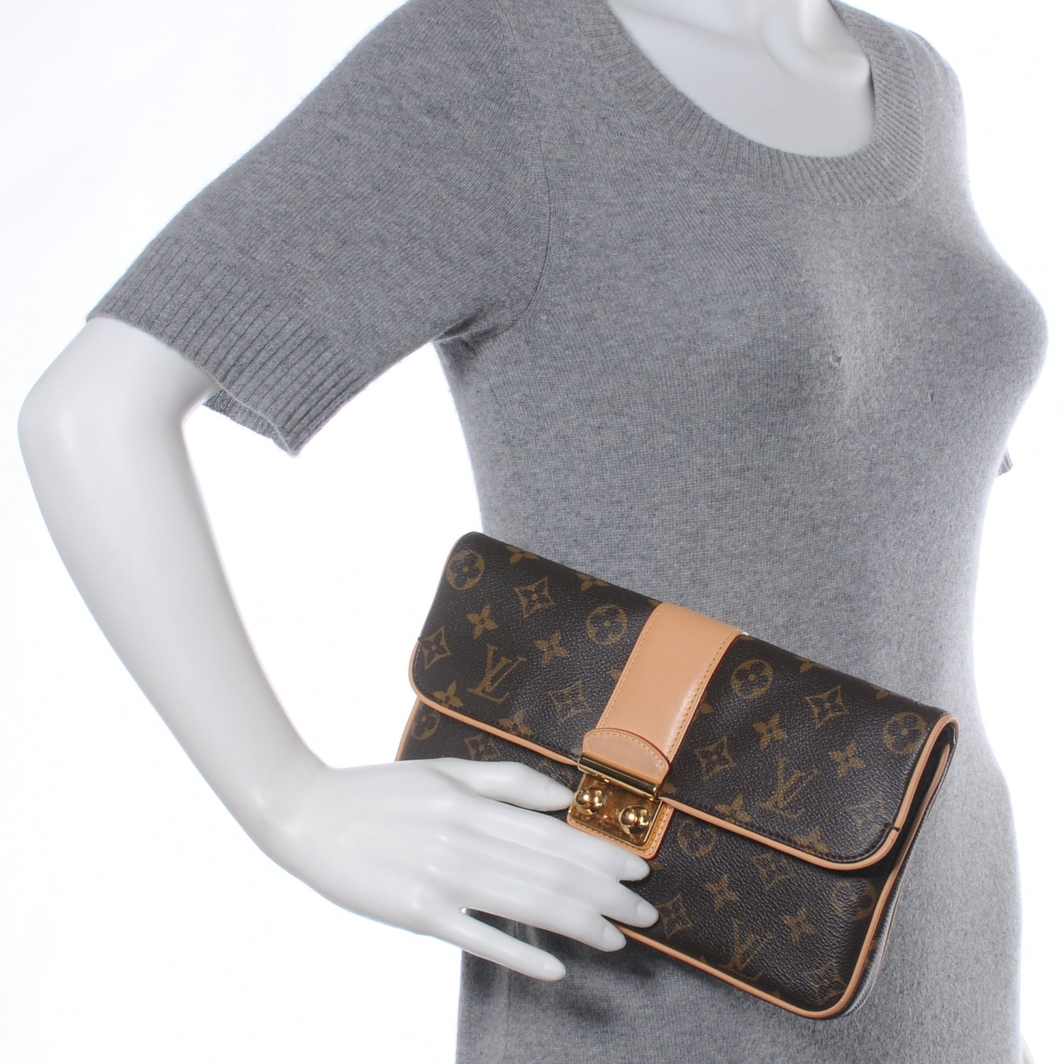 Louis Vuitton Monogram Slim Clutch Sofia Coppola 2 of 8