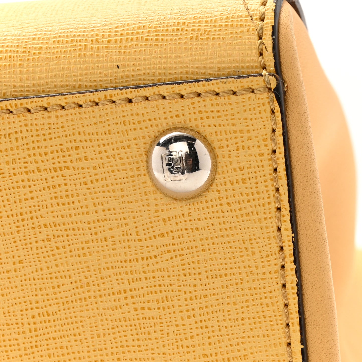 Vitello Elite Flamingo Large 3Jours Tote Giallo Alchemy