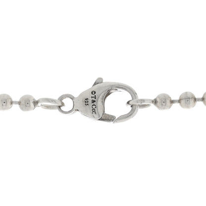 Tiffany Sterling Silver Large Trefoil Key Pendant Necklace 4 of 4