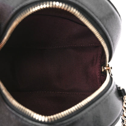 Chanel Caviar Quilted Round Clutch With Chain Black 5 of 10