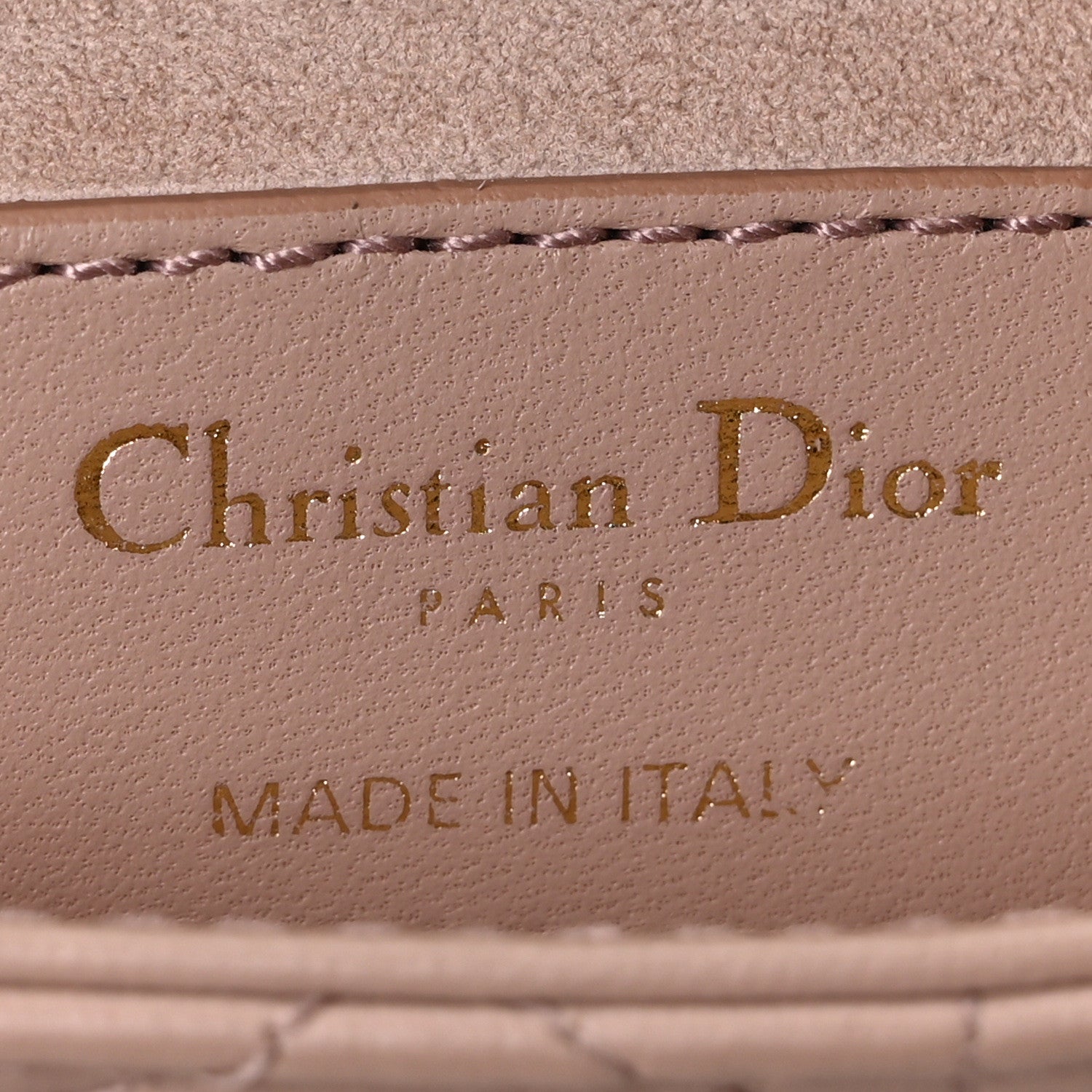 Christian Dior Lambskin Cannage Mini Lady Dior Fard 6 of 9