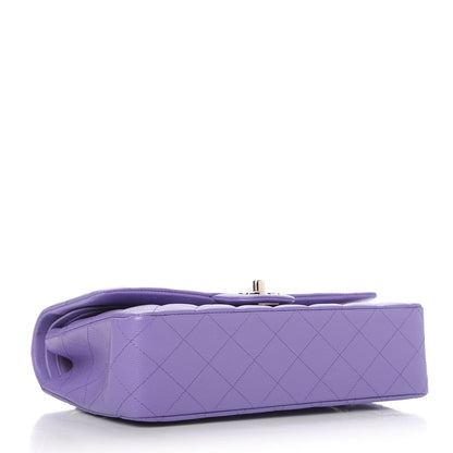 Chanel Caviar Quilted Medium Double Flap Purple 4 of 11