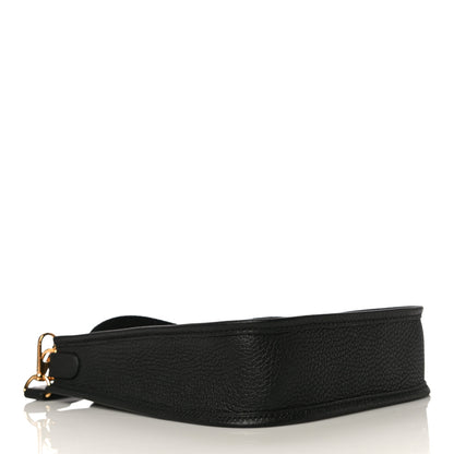 Hermes Taurillon Clemence Evelyne TPM Black 3 of 10