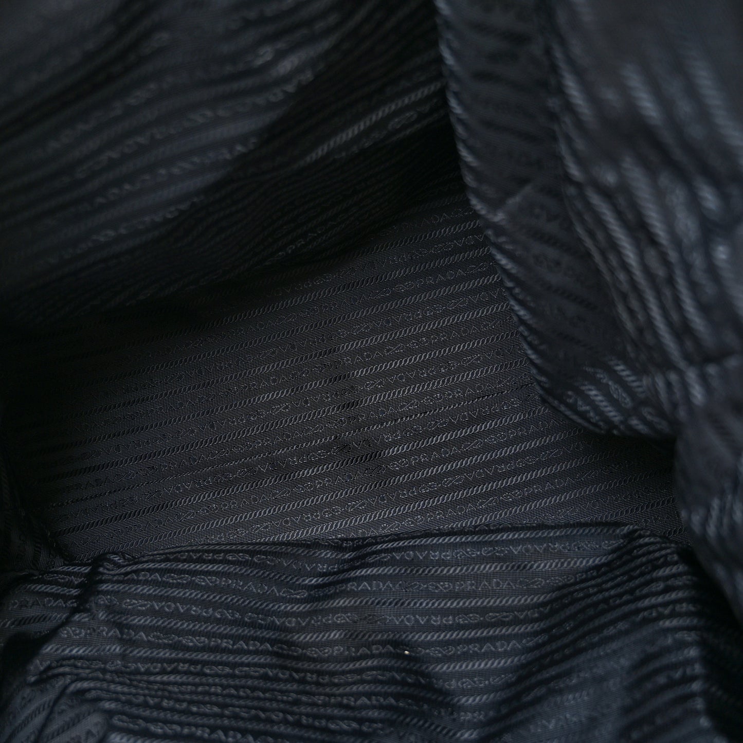 Re-Nylon Saffiano Duffle Bag Navy