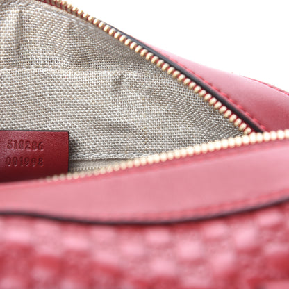 Gucci Soft Microguccissima Medium Crossbody Bag Rosso 10 of 11