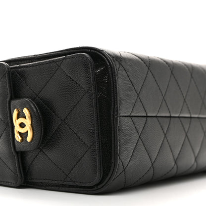Chanel Caviar Quilted Mini Chanel 25 Handbag Black 9 of 11