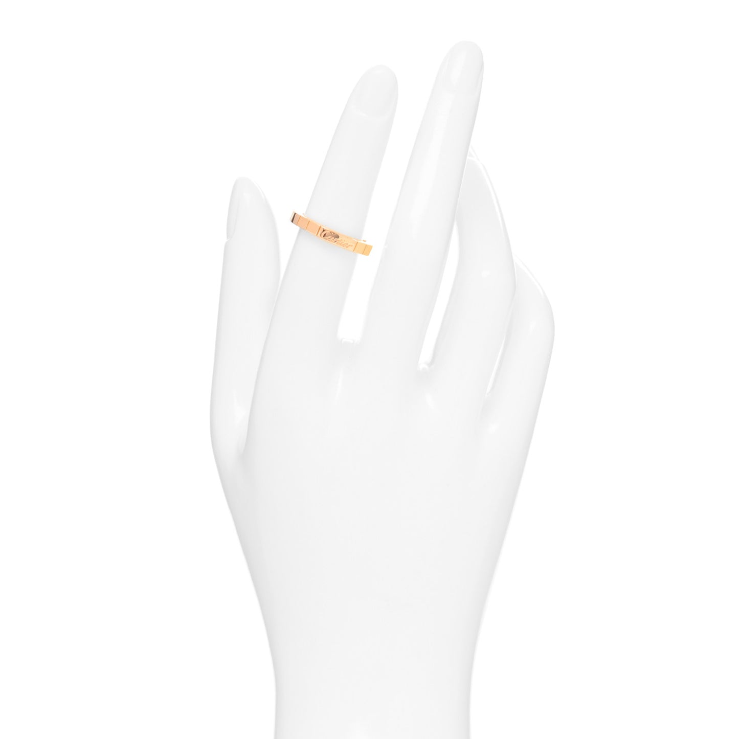 18K Pink Gold Lanieres Ring 51 5.75