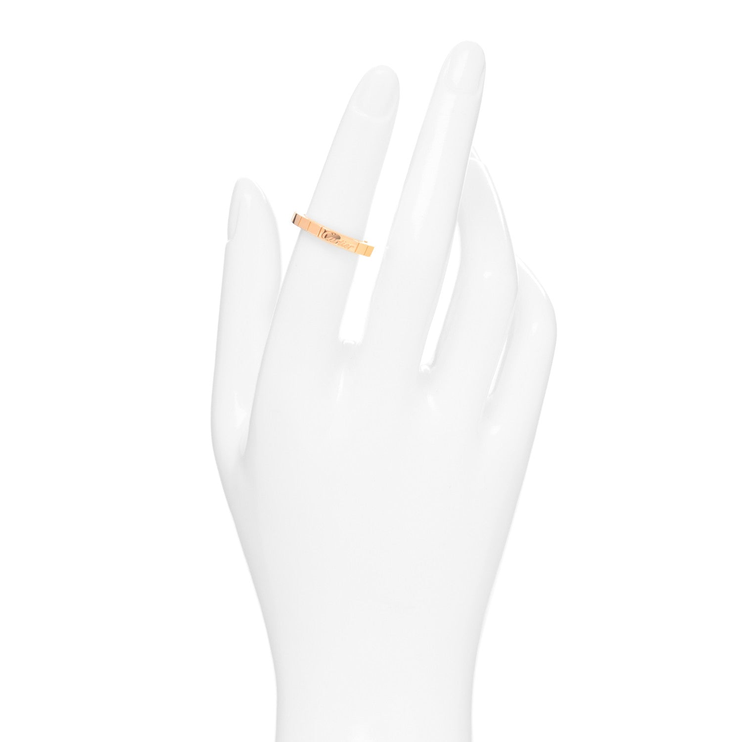 Cartier 18K Pink Gold Lanieres Ring 51 5.75 2 of 4