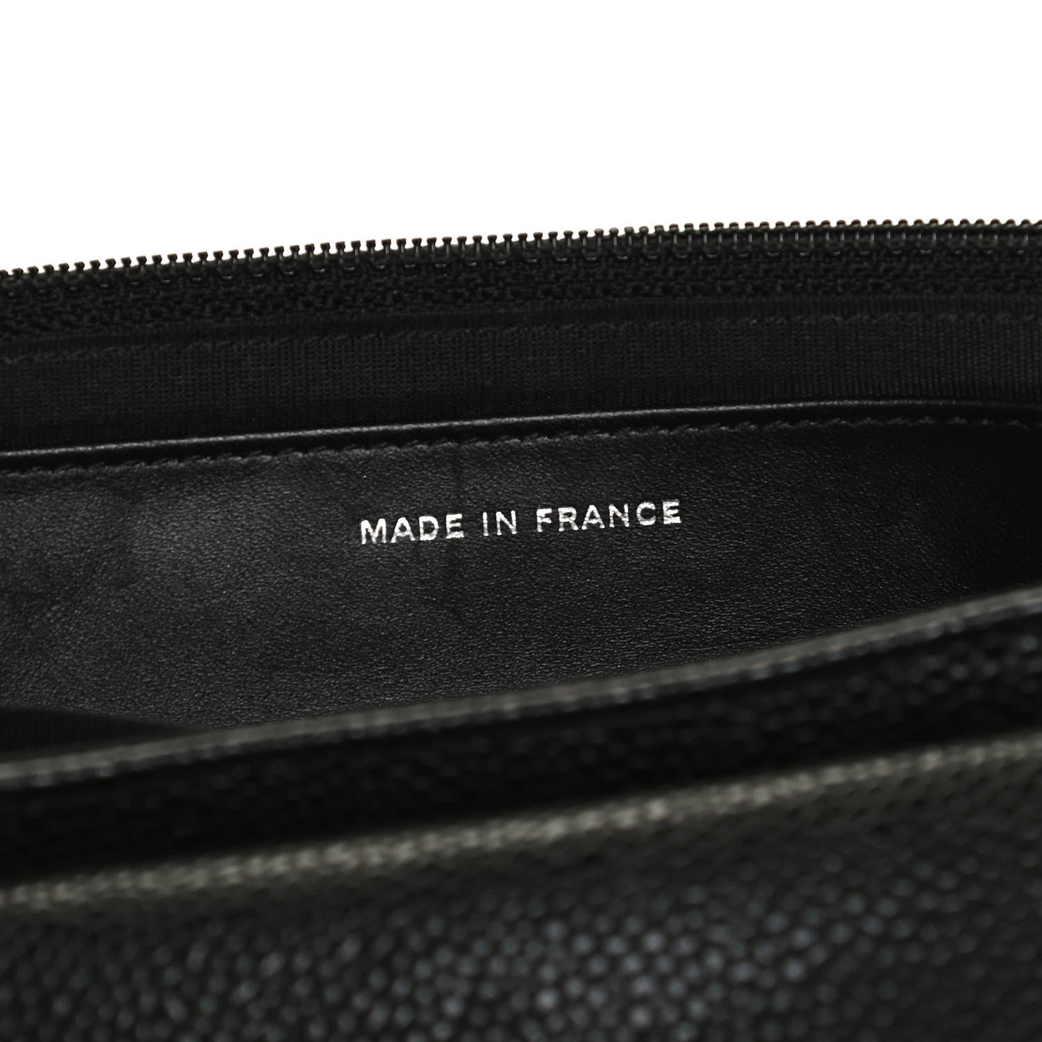 Chanel Caviar Half Moon Wallet On Chain WOC Black 7 of 13