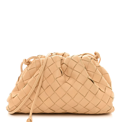 Bottega Veneta Nappa Intrecciato The Mini Pouch Almond 1 of 10