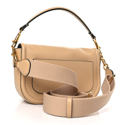 Valentino Garavani Soft Grainy Calfskin Alltime Shoulder Bag Cappuccino 3 of 8