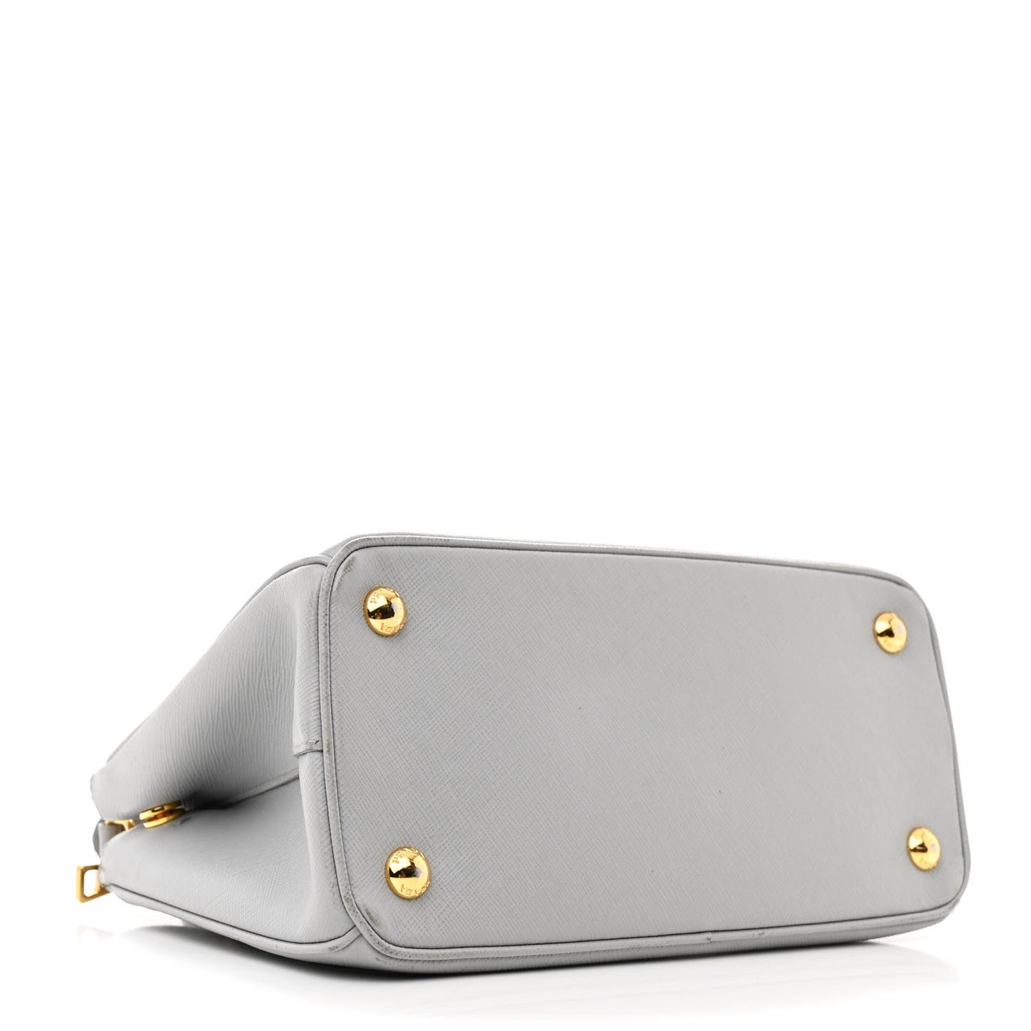 Saffiano Lux Small Galleria Double Zip Tote Granito