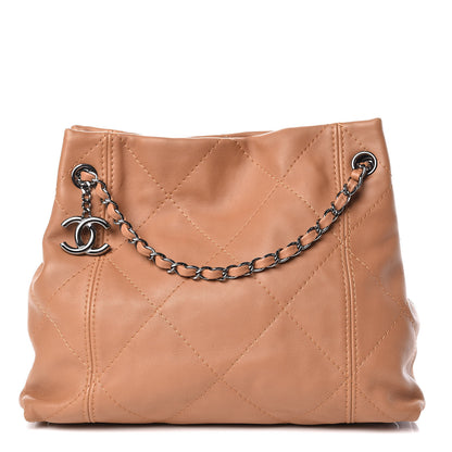 Chanel Lambskin Small Soft Touch Shoulder Bag Camel 1 of 10