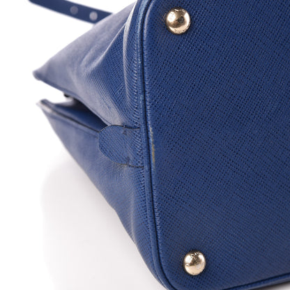 Prada Saffiano Cuir Open Promenade Tote Bluette 11 of 15