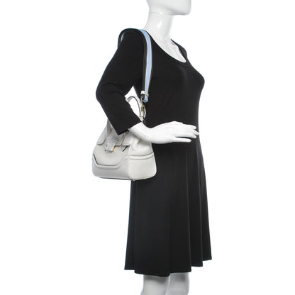 Versace Calfskin Medium Palazzo Empire Bag White 2 of 13