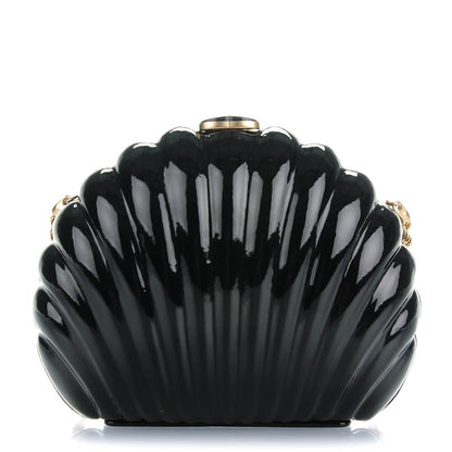 Chanel Vinyl Saint Tropez Evening Clutch Black 1 of 7