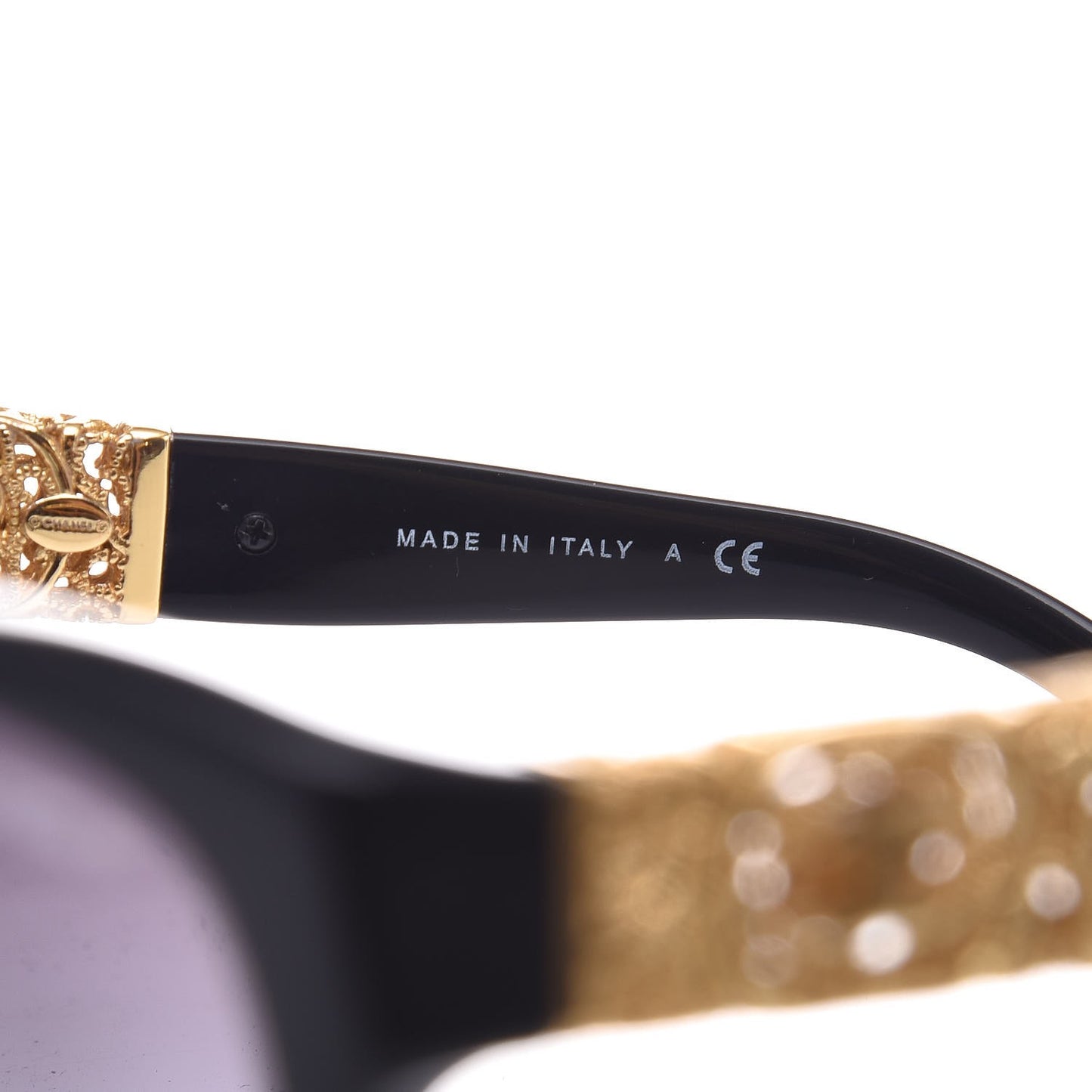Metal Filigree Butterfly Sunglasses 5261 Black