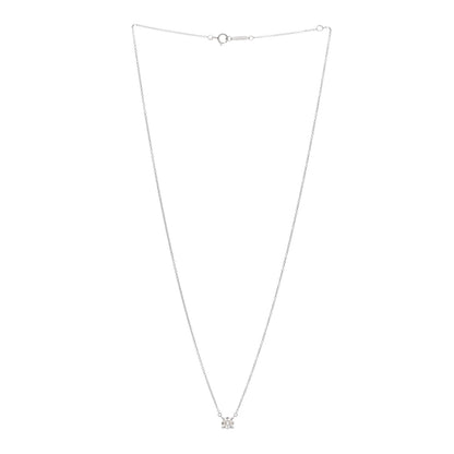 Tiffany Platinum Diamond .66ct Solitaire Pendant Necklace 3 of 6