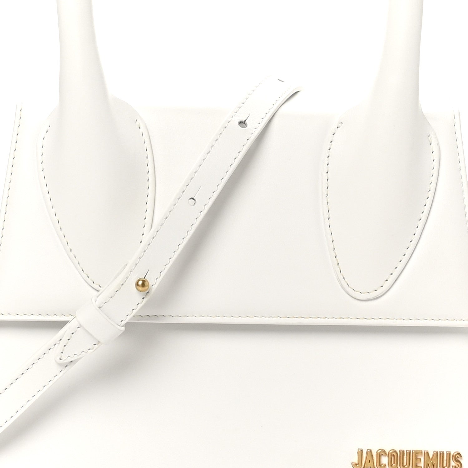Jacquemus Smooth Calfskin Le Grand Chiquito White 7 of 9