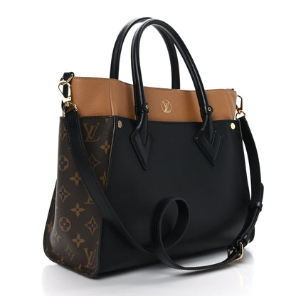 Louis Vuitton Calfskin Monogram On My Side Black 3 of 8