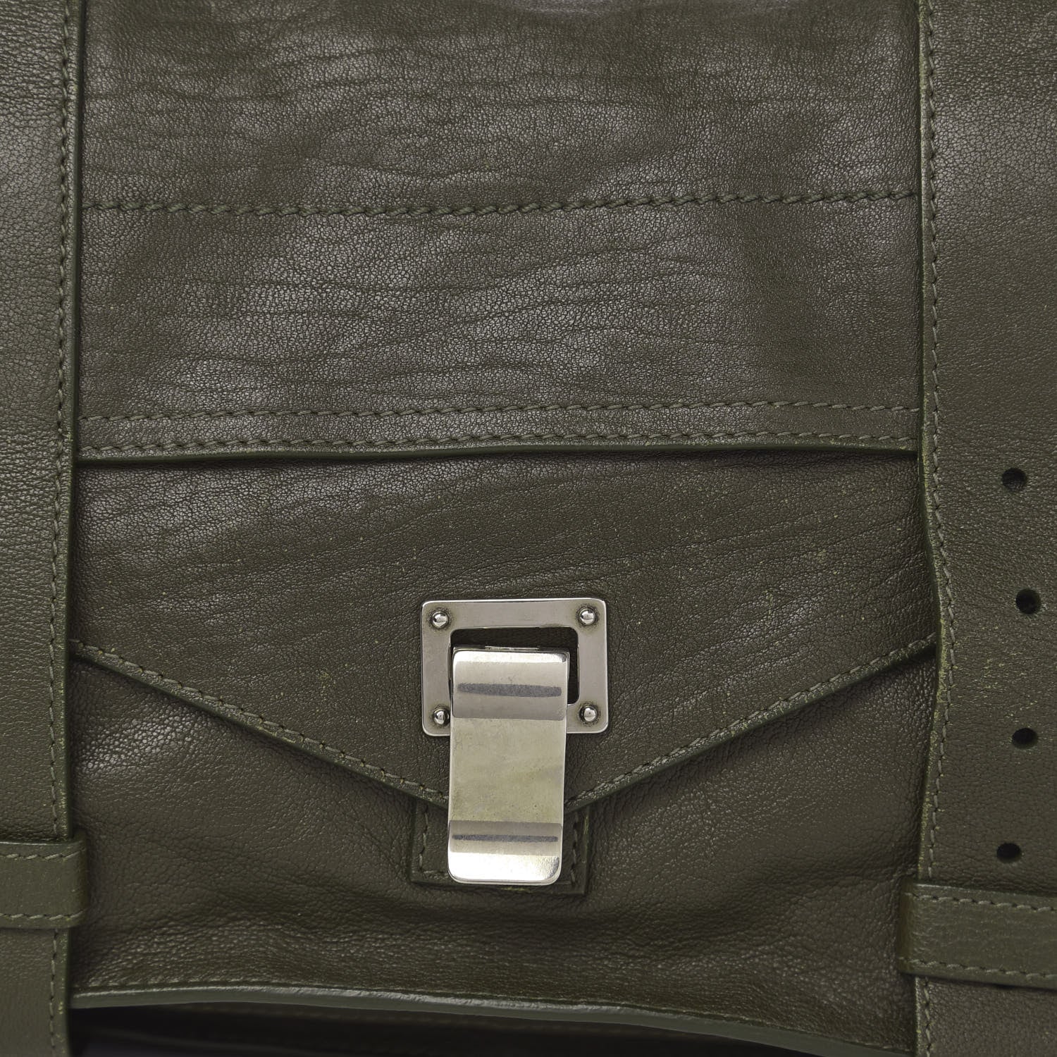 Proenza Schouler Lambskin Medium PS1 Satchel Military 13 of 13