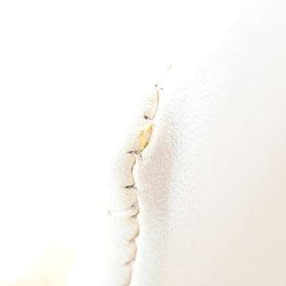 Chanel Iridescent Calfskin Quilted Medium Double Flap White 12 of 13