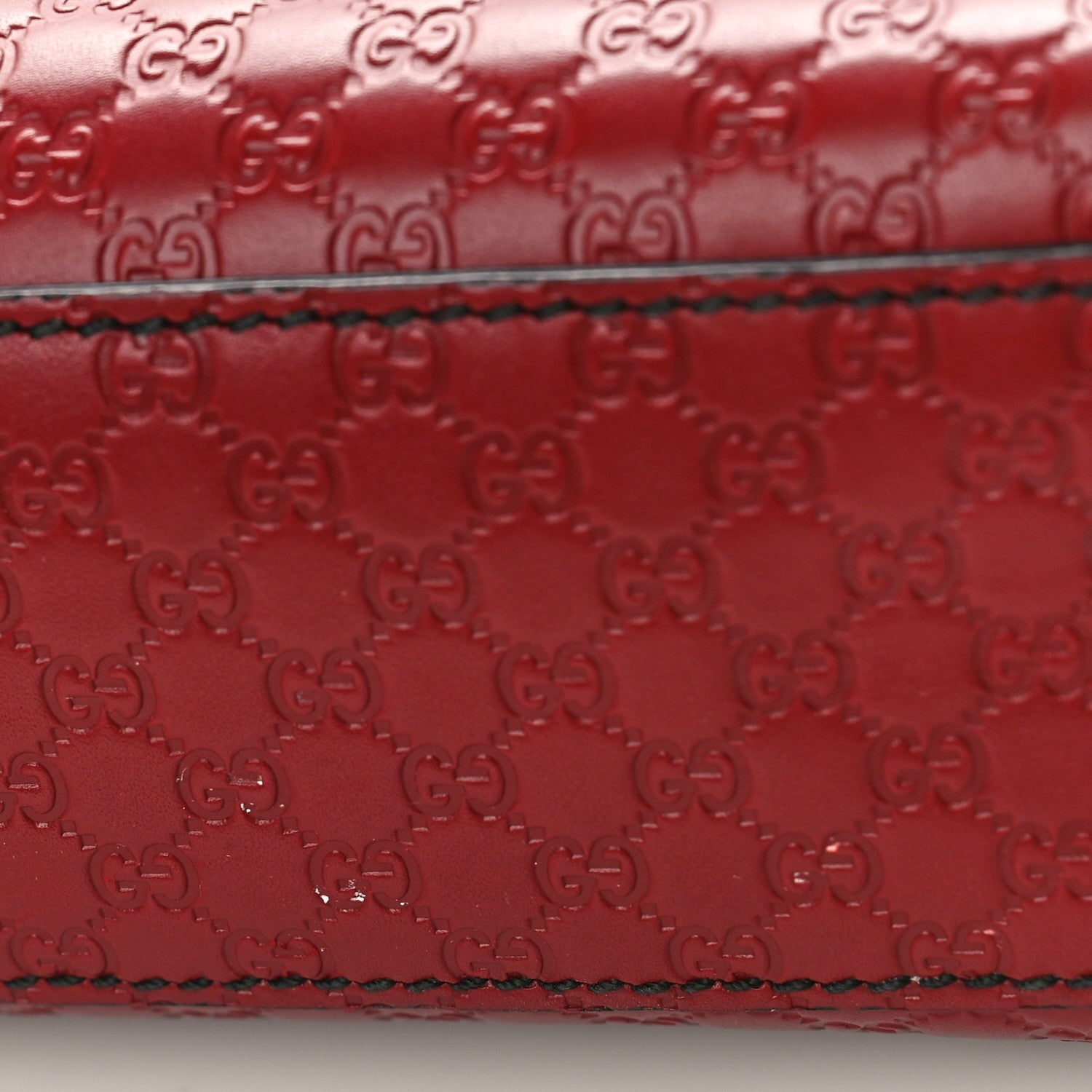 Gucci Microguccissima Medium Emily Chain Shoulder Bag Red 10 of 13
