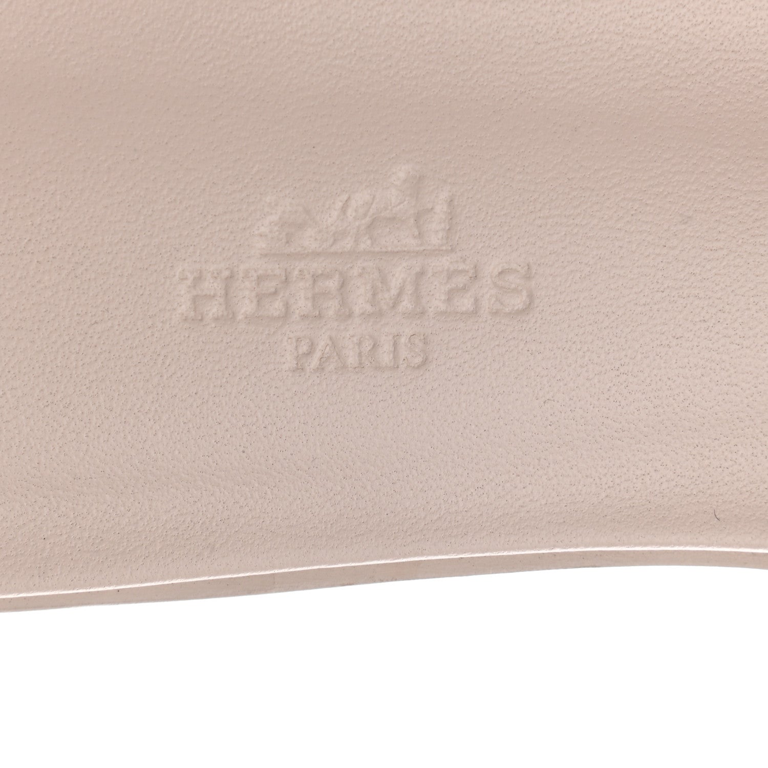 Hermes Box Calfskin Oran Sandals 37 Rose Pale 7 of 9