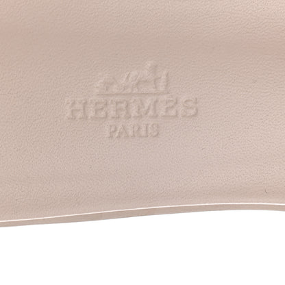 Hermes Box Calfskin Oran Sandals 37 Rose Pale 7 of 9