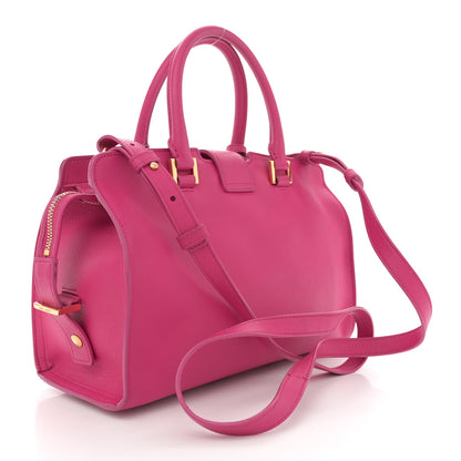 Saint Laurent Calfskin Small Monogram Cabas Fuchsia 3 of 15