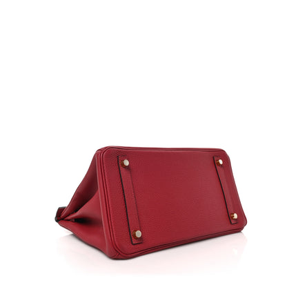 Hermes Togo Birkin 30 Rouge Grenat 9 of 11
