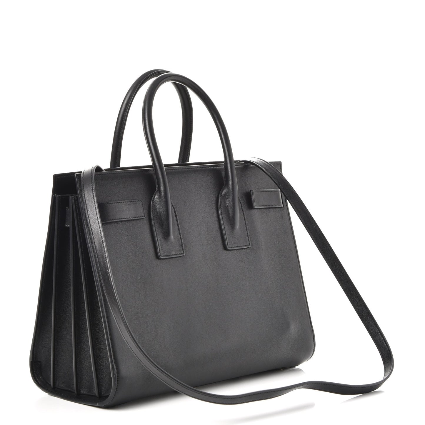 Calfskin Small Sac De Jour Black