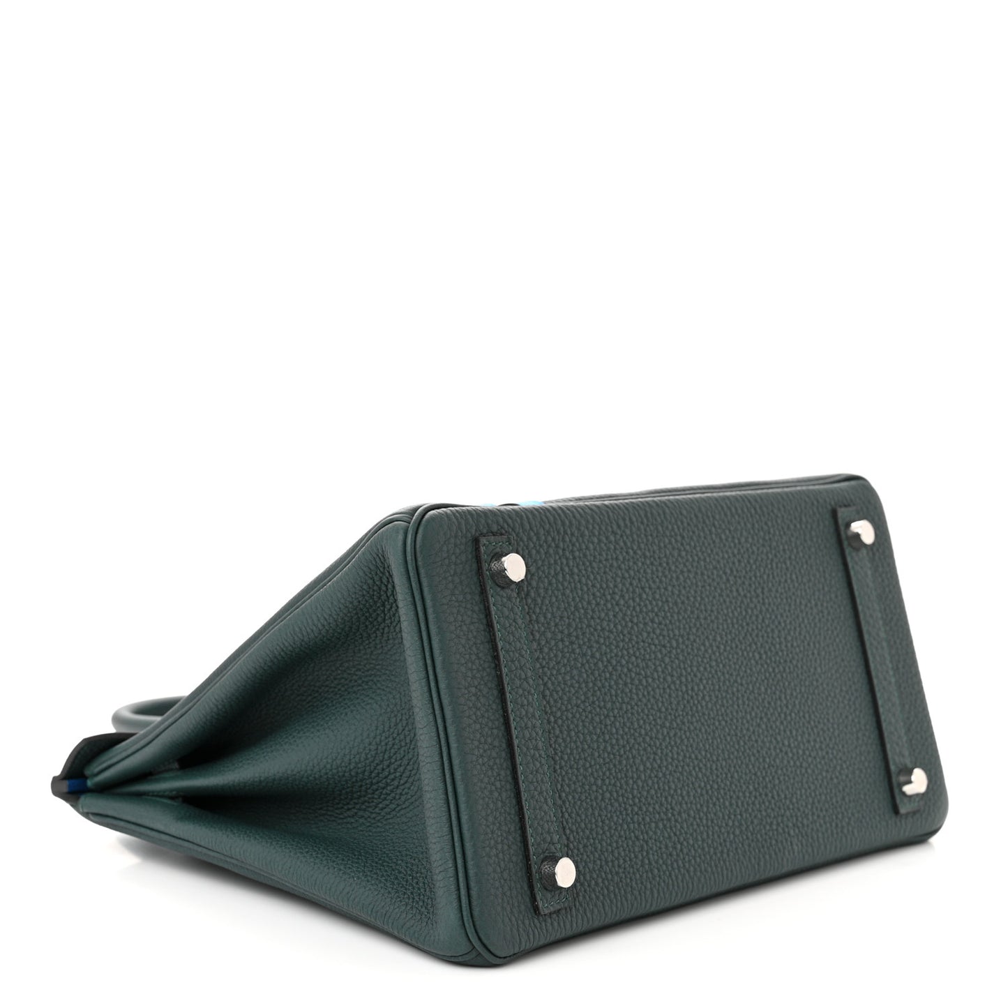 Togo Swift Officier Birkin 30 Vert Cypress Bleu Zellige