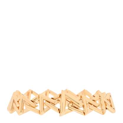 Louis Vuitton 18K Yellow Gold Large LV Volt Curb Chain Bracelet 2 of 4