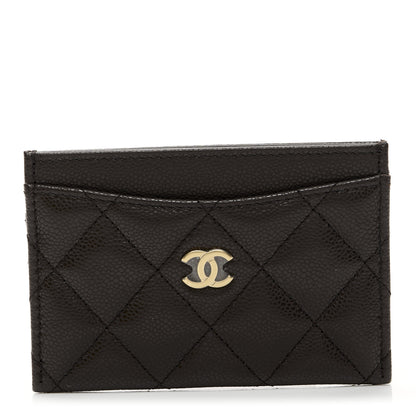 Chanel Caviar Quilted Card Holder Dark Brown 2 of 18