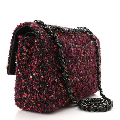 Chanel Tweed Quilted Medium Double Flap Multicolor 3 of 10