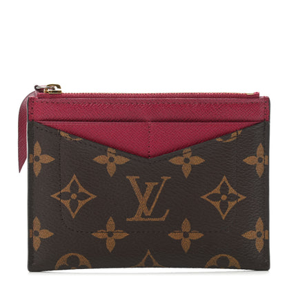 Louis Vuitton Monogram Zipped Card Holder Fuchsia 1 of 4