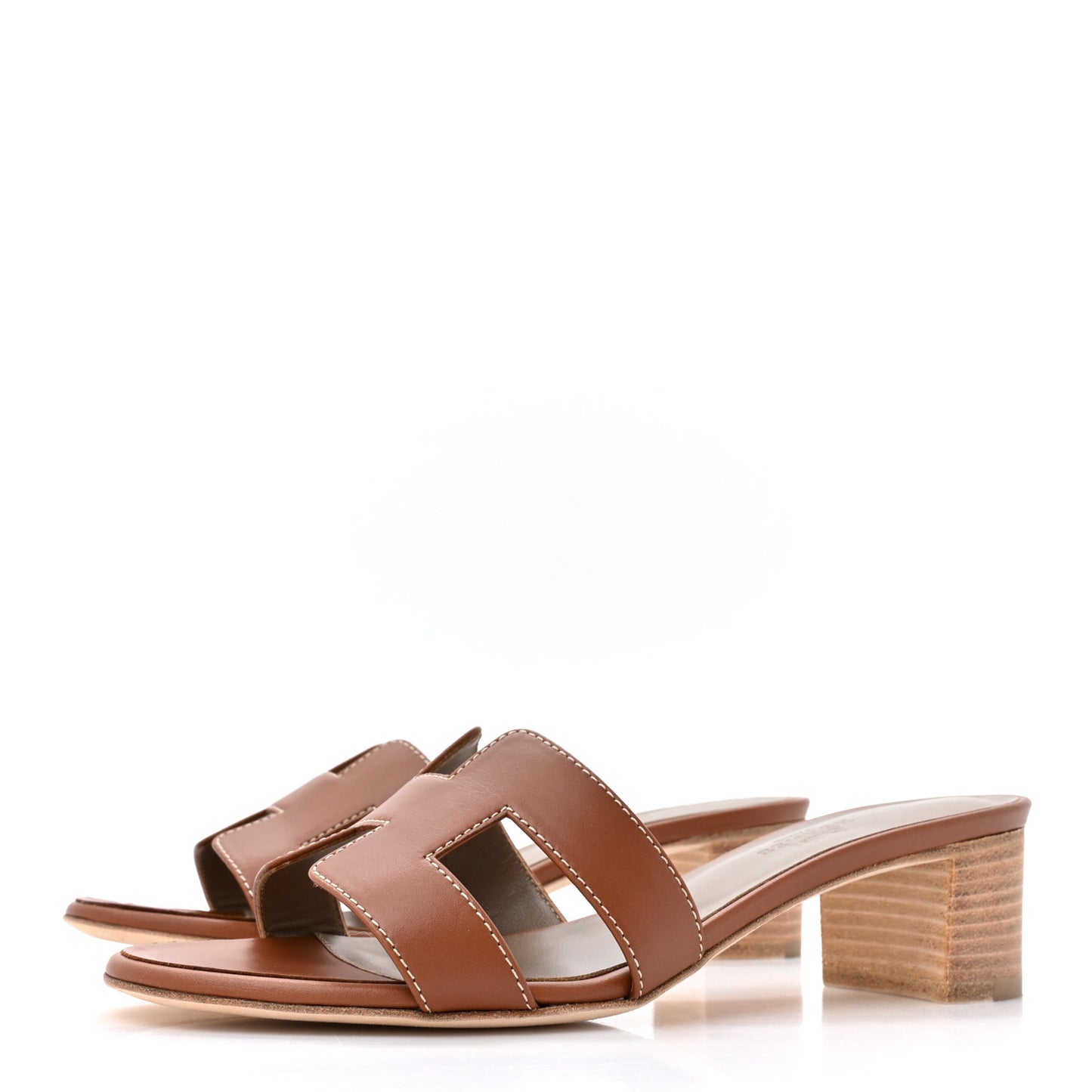 Calfskin Oasis Sandals 37 Gold