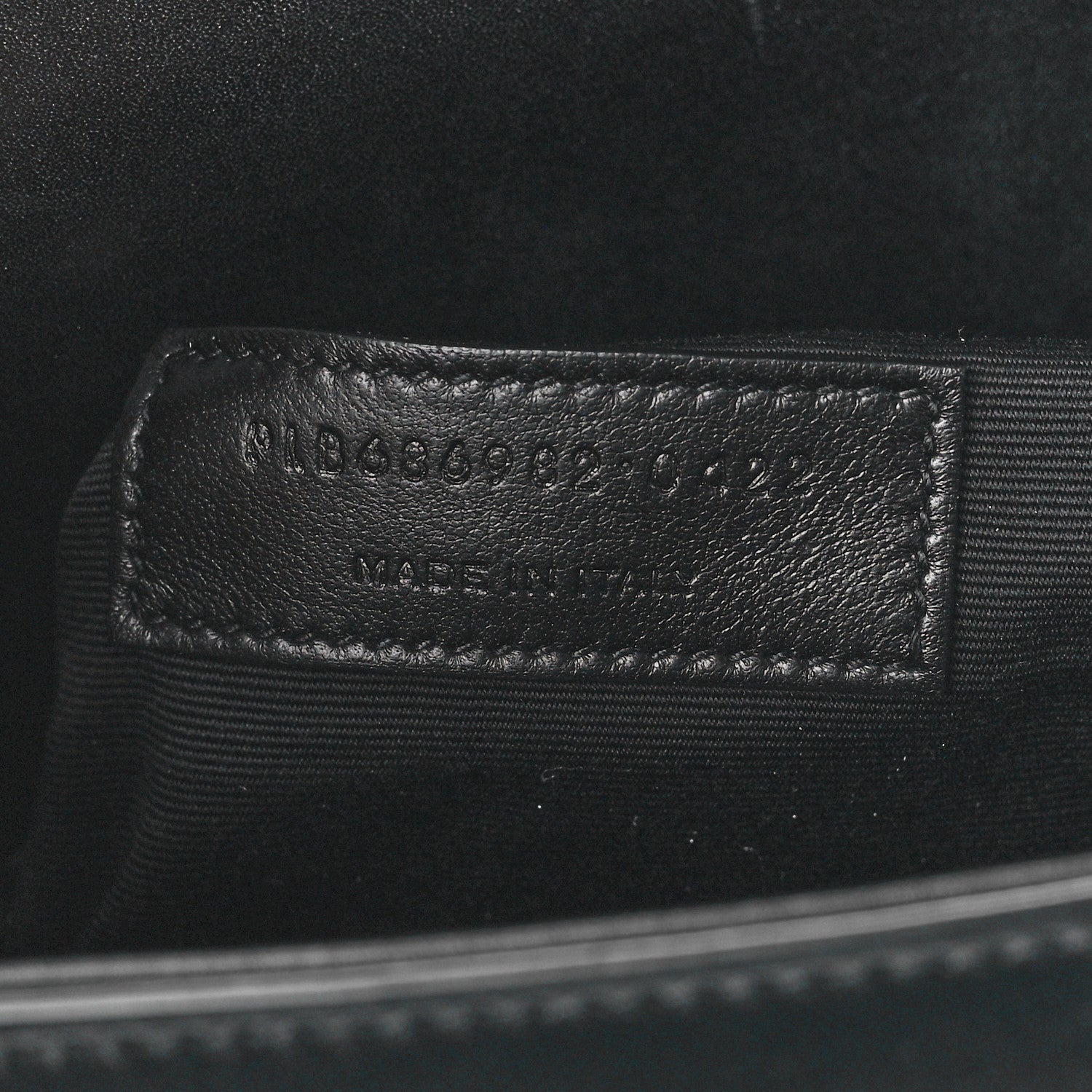Saint Laurent Shiny Calfskin Le Fermoir Top Handle Bag Small Black 7 of 12