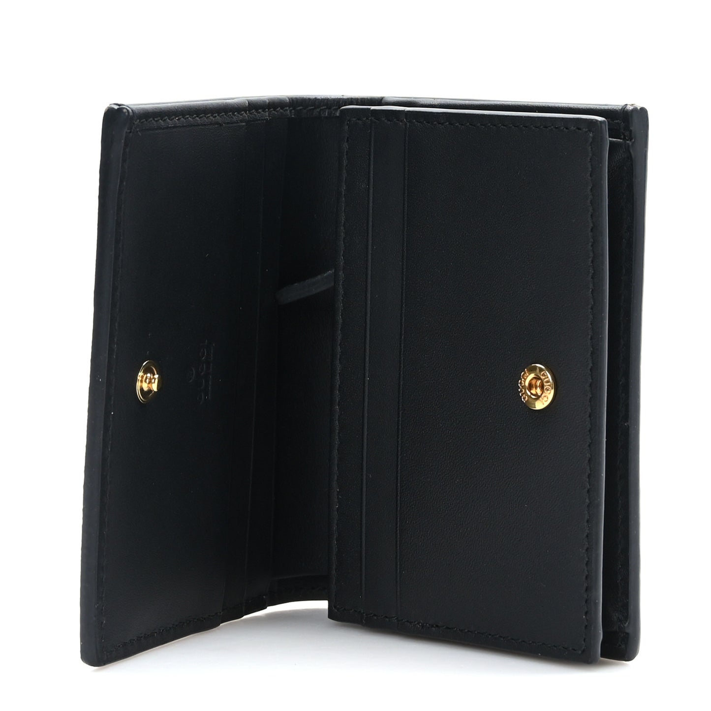 GG Supreme Monogram Bee Print Card Case