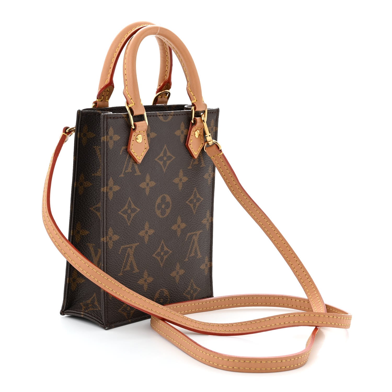 Louis Vuitton Monogram Petit Sac Plat 3 of 10