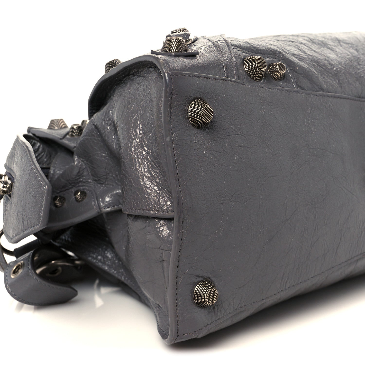 Balenciaga Agneau Arena Neo Cagole City Handbag Dark Grey 10 of 11