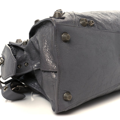 Balenciaga Agneau Arena Neo Cagole City Handbag Dark Grey 10 of 11