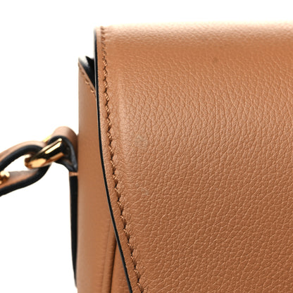 Versace Grained Calfskin La Medusa Chain Clutch Bag Brown 11 of 11